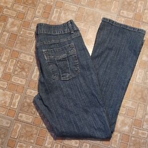 Classic Blue Denim Jeans Lee Riders Size 14